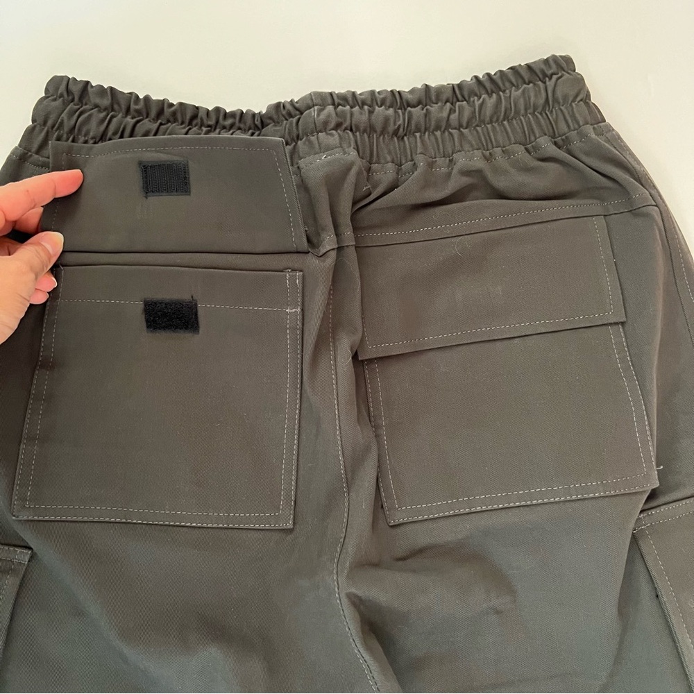 Represent | Men’s Charcoal Drawstring Gray Cargo … - image 5